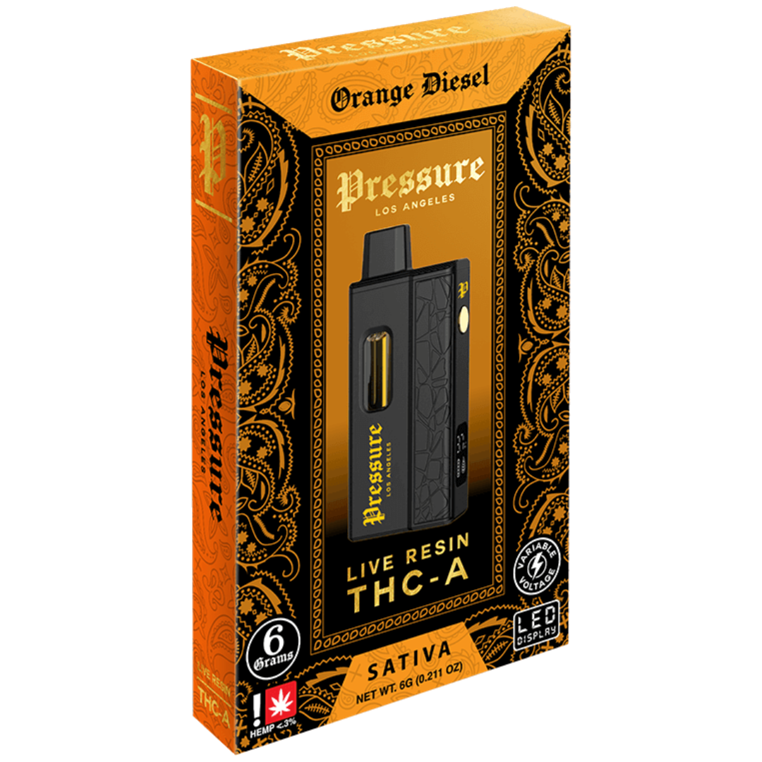 Pressure Live Resin THC-A Disposable 6G