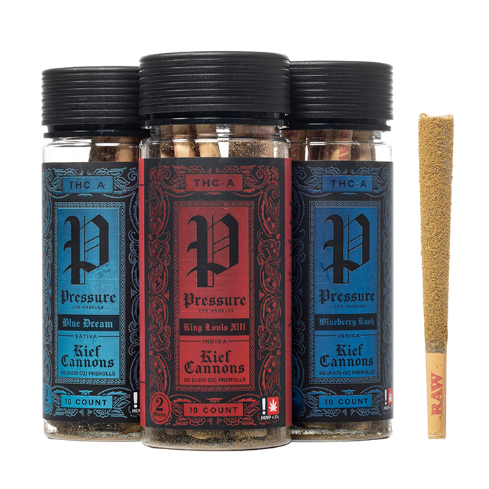 Pressure LA Kief Cannons THC-A Pre-Rolls 20G