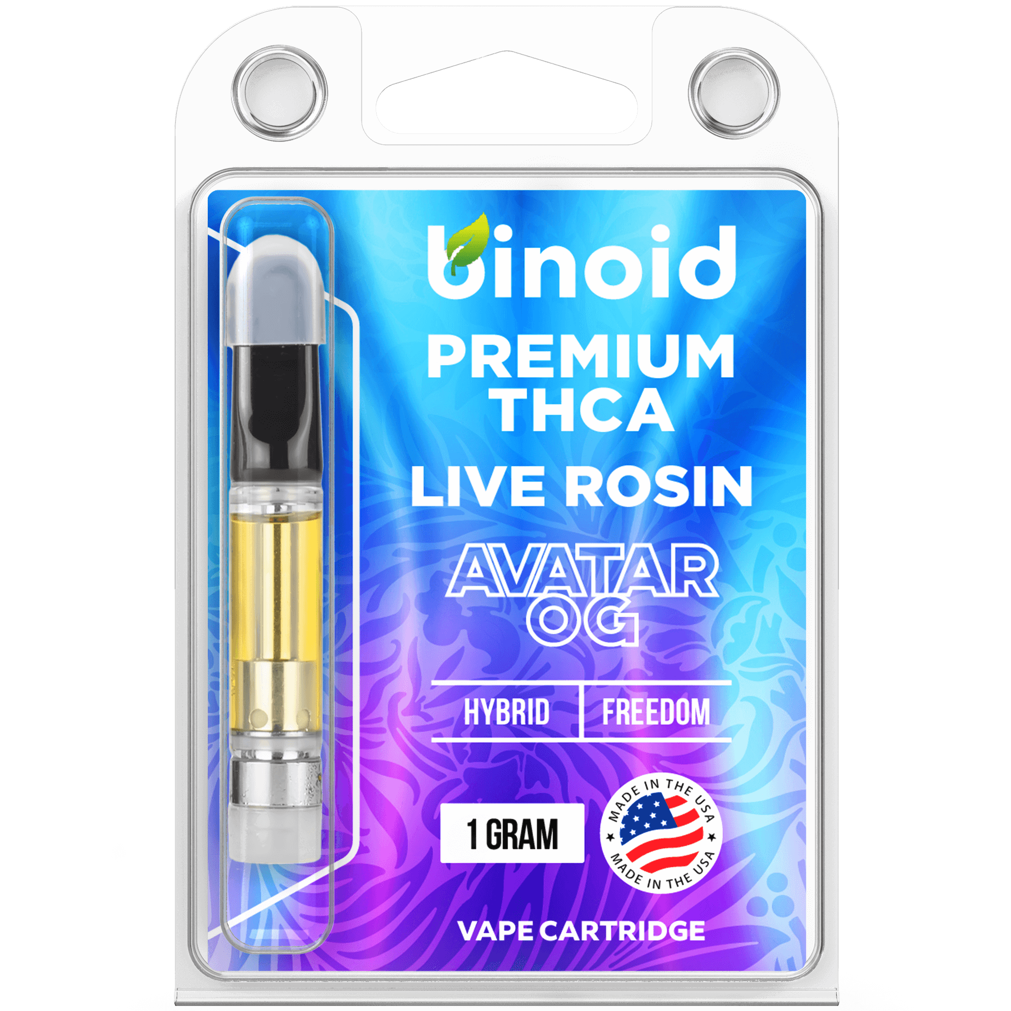 Binoid Live Rosin 1g Cartridge