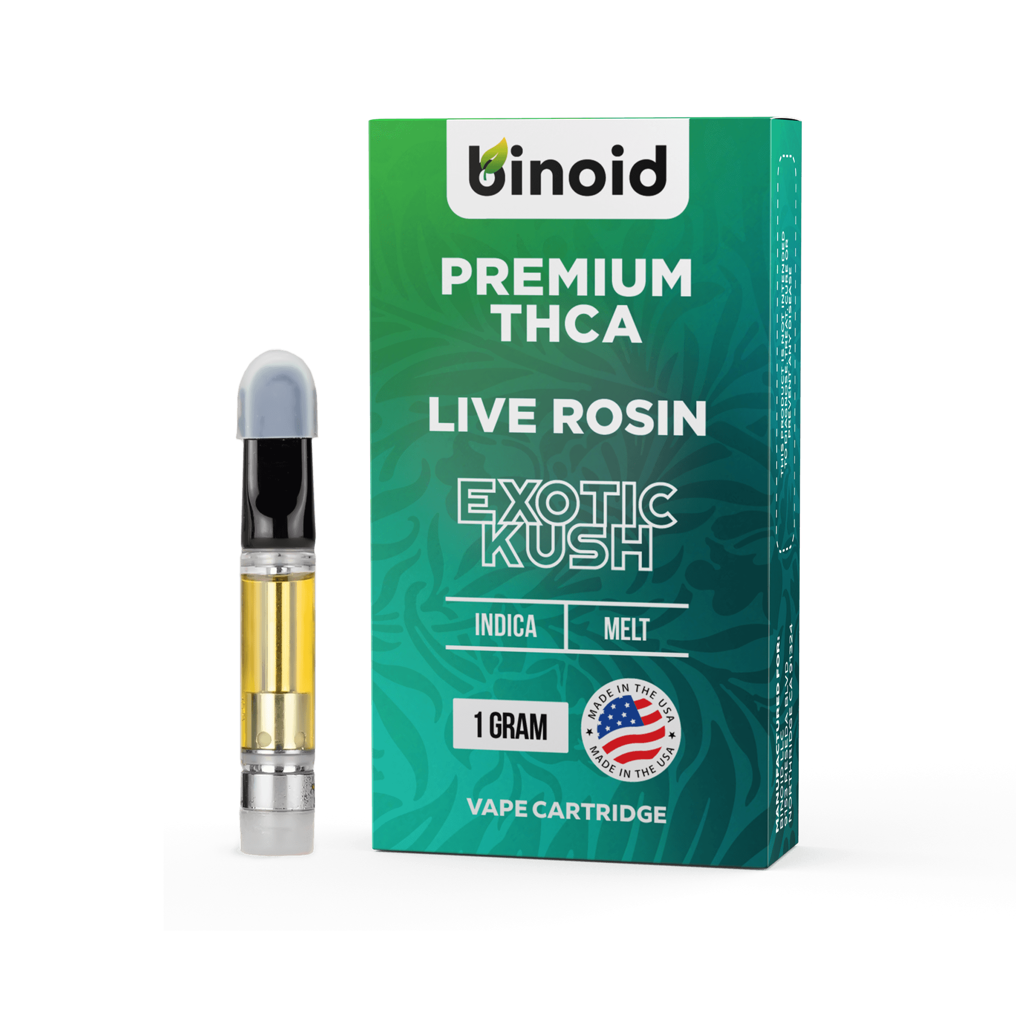 Binoid Live Rosin 1g Cartridge