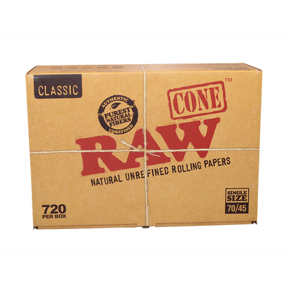 RAW - CLASSIC BULK 70MM/45MM CONES 720 COUNT