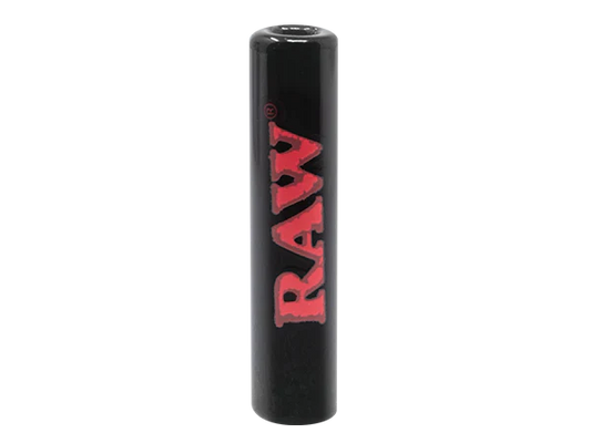 Raw Black Glass Tips - Single or 50 Pack Jar