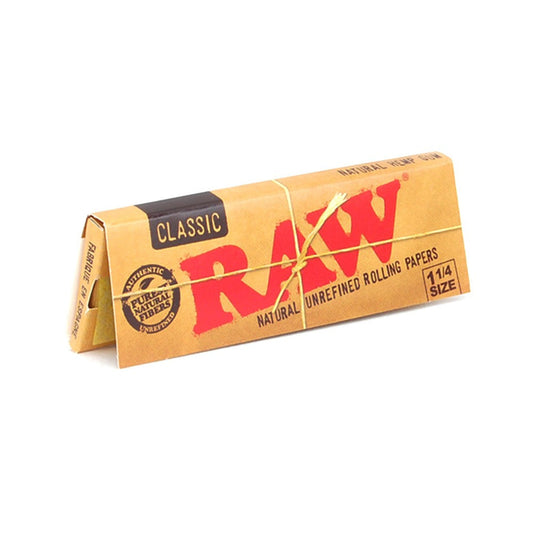 Raw Rolling Papers Classic 1 1/4" - 24 Units Per Box