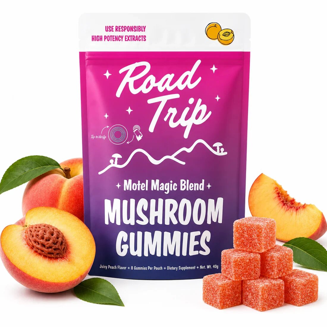 Road Trip Motel Magic Gummies 8ct