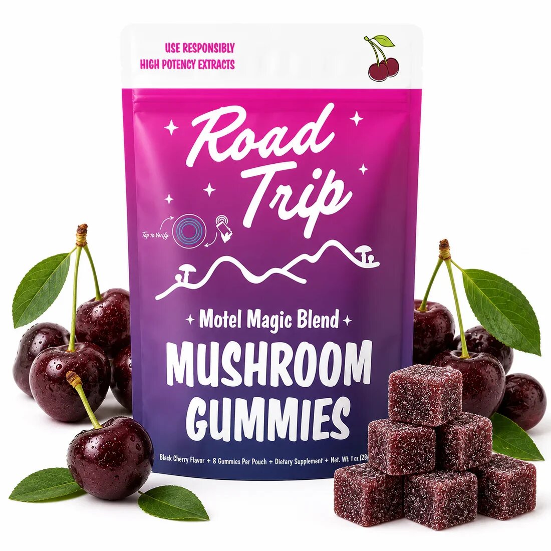 Road Trip Motel Magic Gummies 8ct