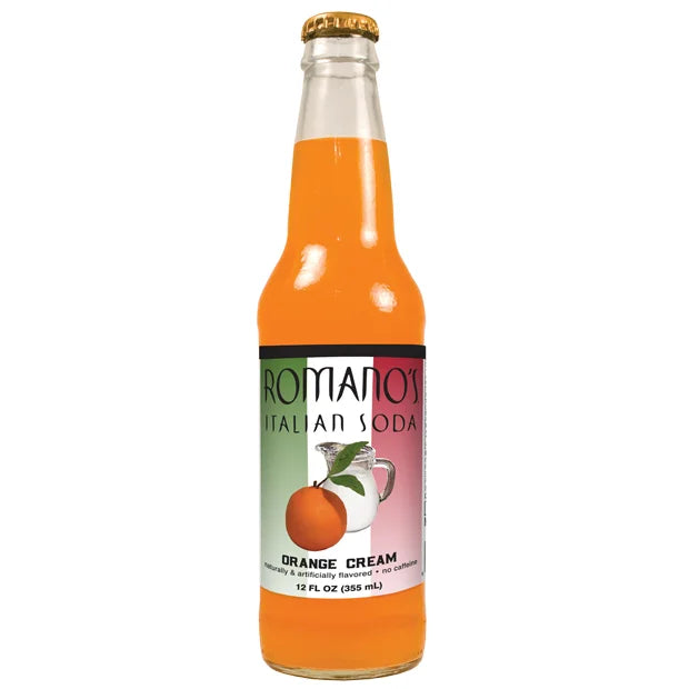 Romanoff Soda Orange Cream (USA) – Orange Cream Craft Soda — orange cream