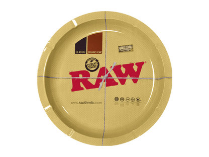 RAW 12" Round Metal Rolling Tray - Large