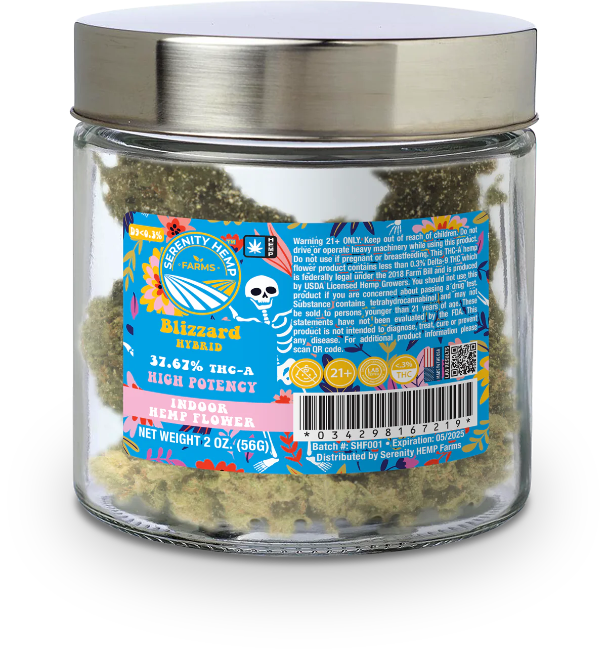 Serenity Hemp Farms THC-A Flower | 2oz