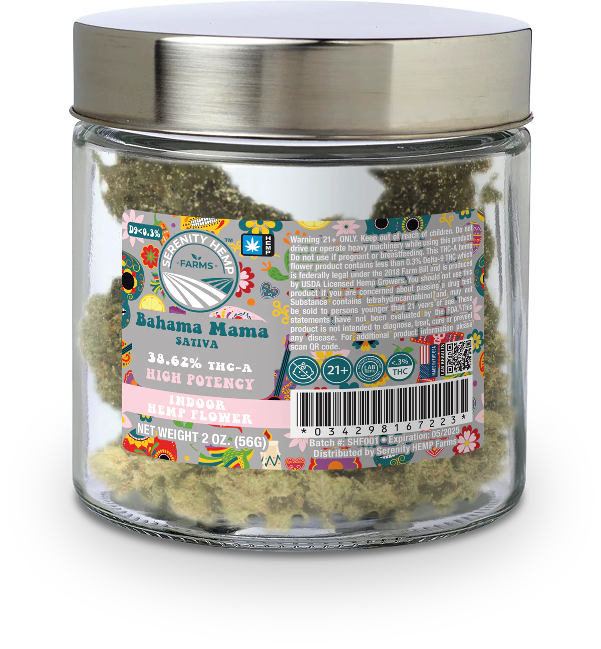 Serenity Hemp Farms THC-A Flower | 2oz