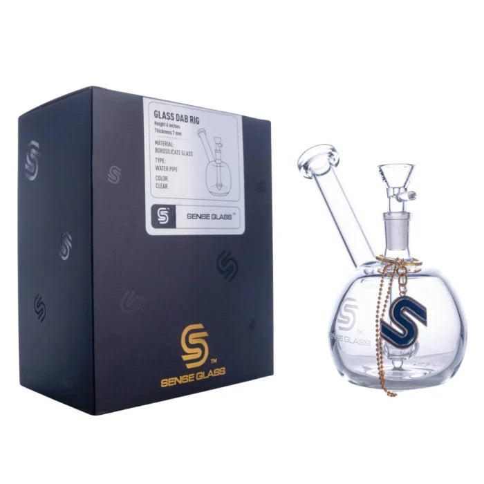 SENSE GLASS GLASS DAB RIG 6" 7mm