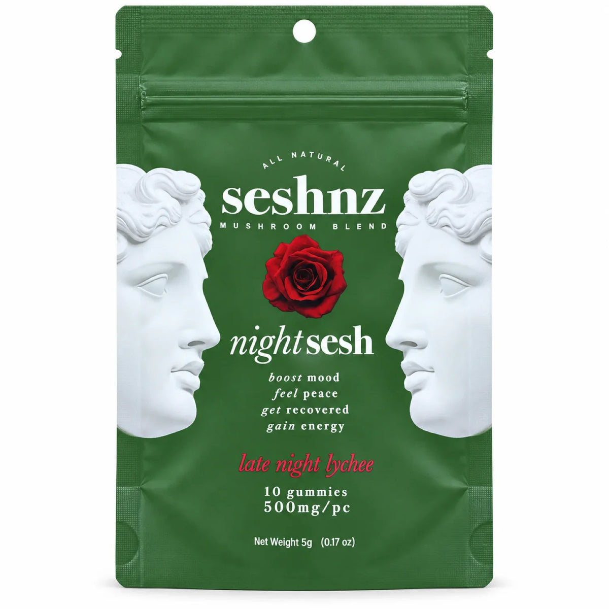 Seshnz Mushroom Blend Gummies Day & Night Sesh 500mg 10ct