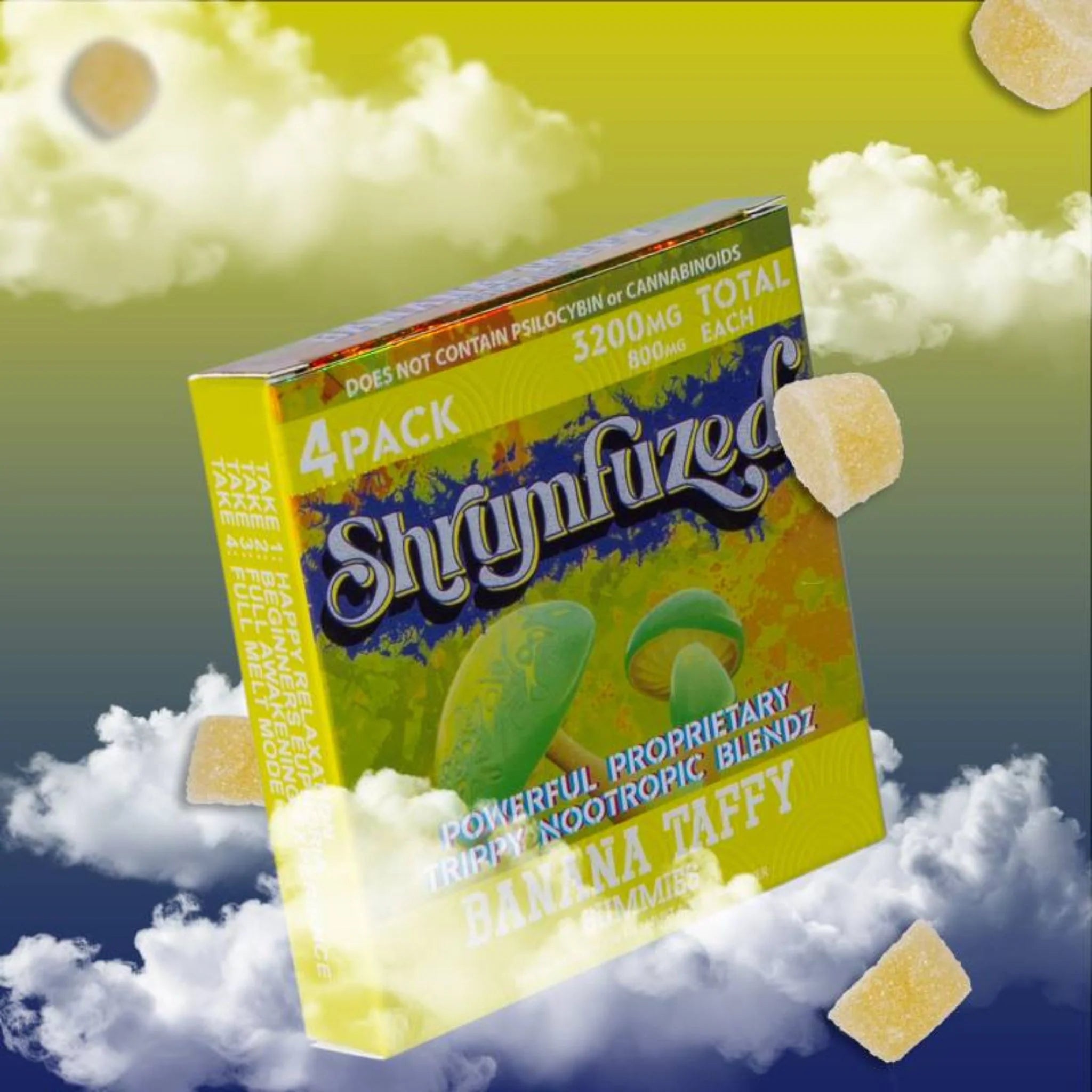 Shrumfuzed Mushroom Gummies 3200mg 4ct