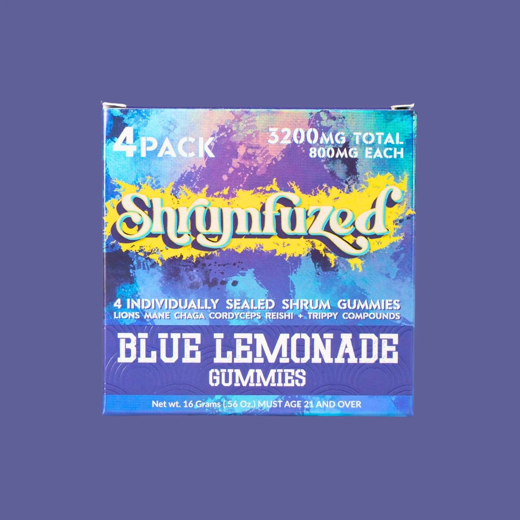 Shrumfuzed Mushroom Gummies 3200mg 4ct