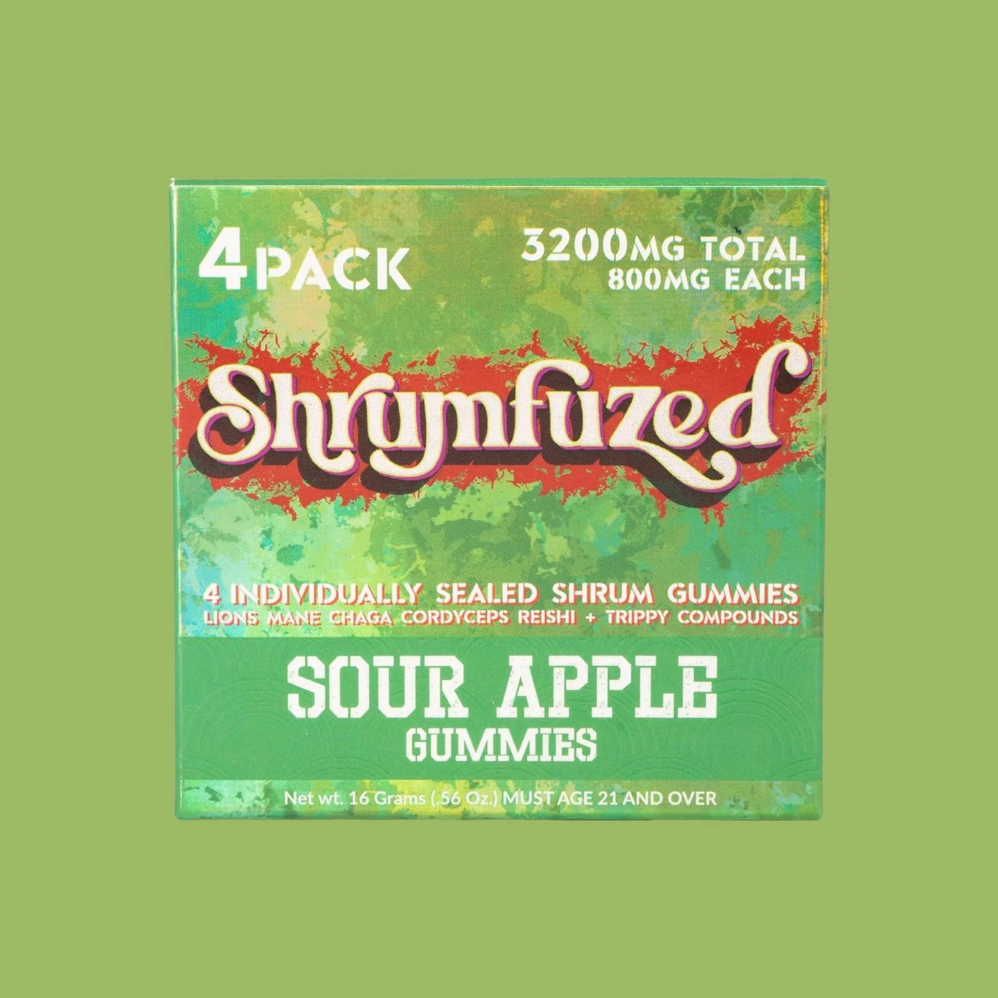 Shrumfuzed Mushroom Gummies 3200mg 4ct