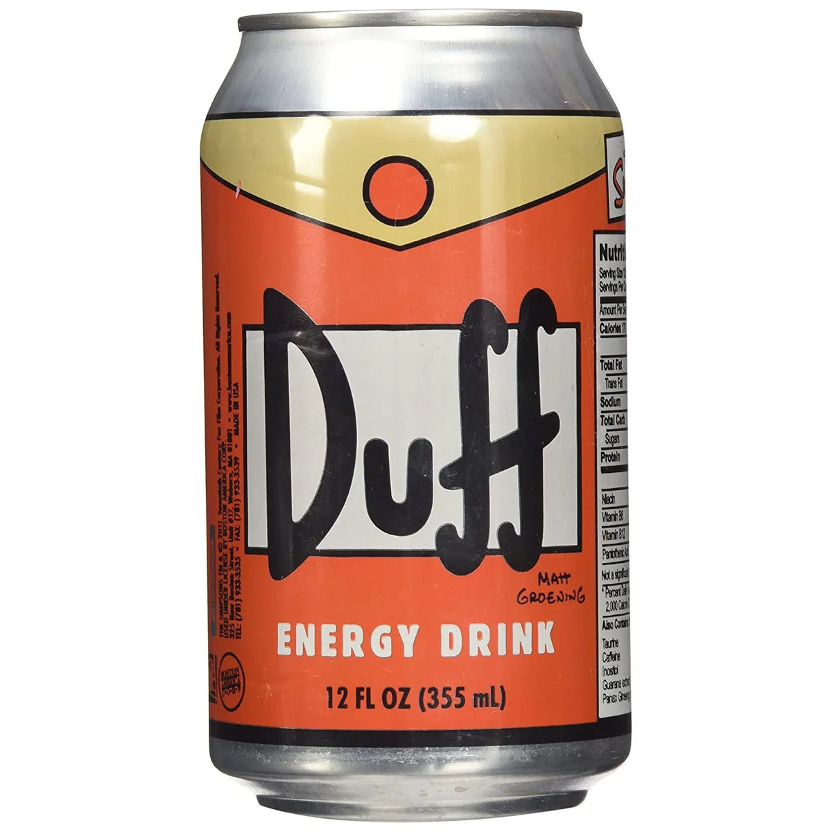 Simpsons Duff Energy Drink (Japan) – Duff Energy Drink