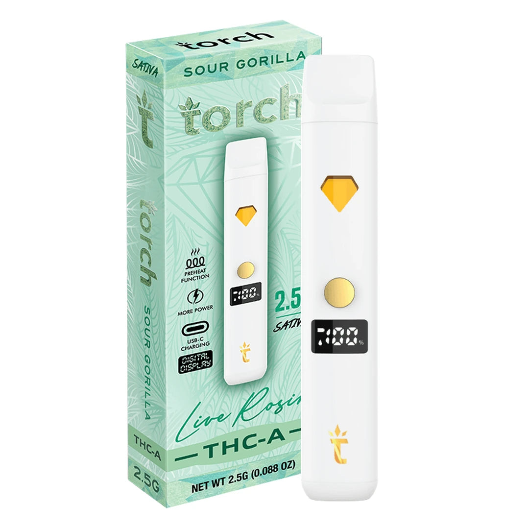 Torch THC-A Live Rosin Disposable 2.5G