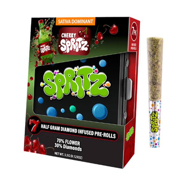 Spritz THCA Diamond Infused Pre-Rolls | (7ct) 3.5g