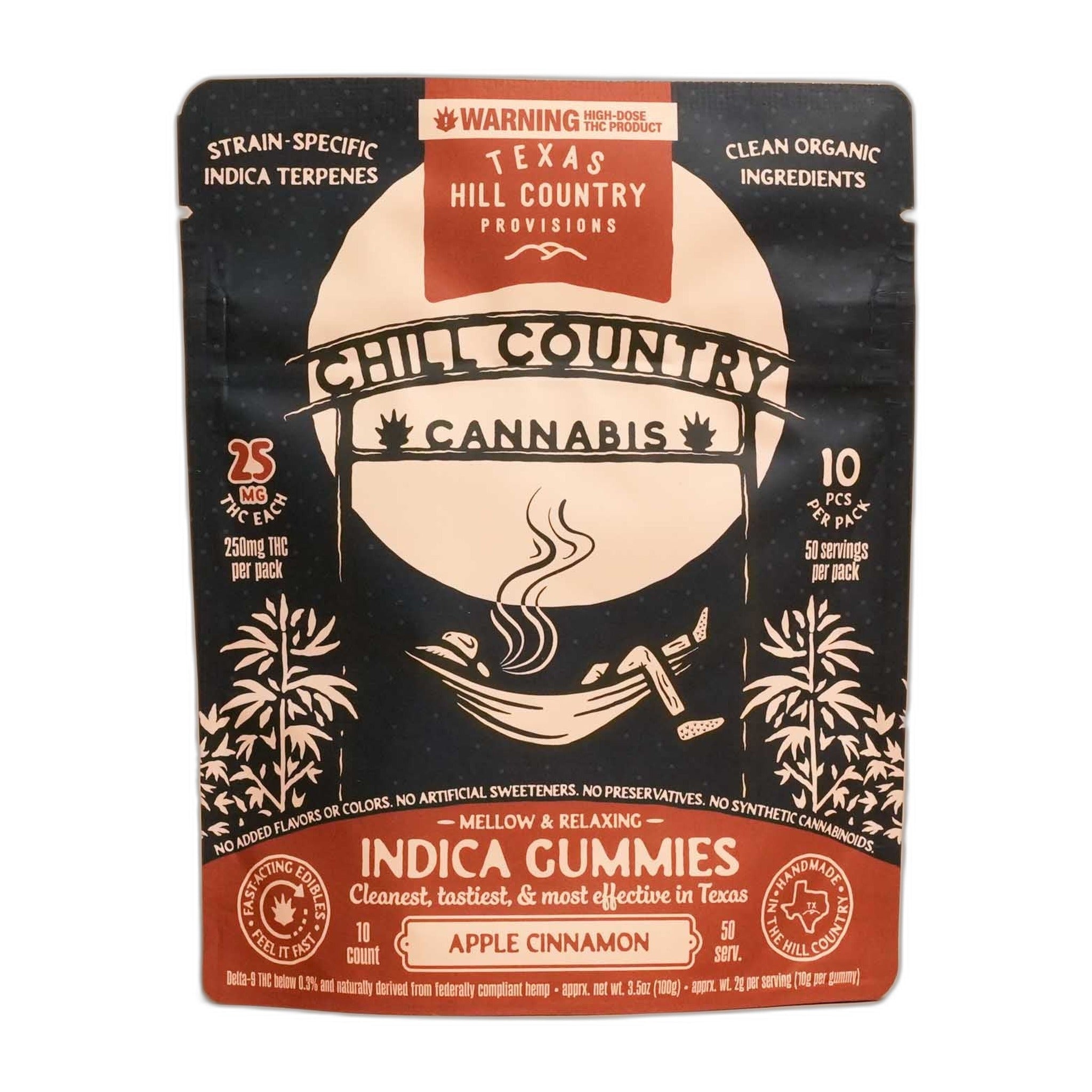 Chill Country Cannabis Delta-9 THC Gummies (25mg, 10ct)