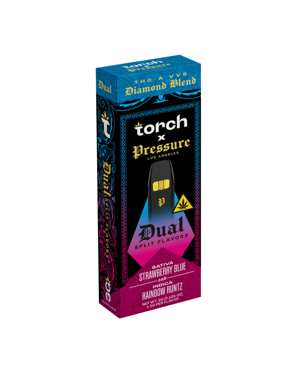 Torch x Pressure LA THC-A Diamond Blend Disposable | 3g
