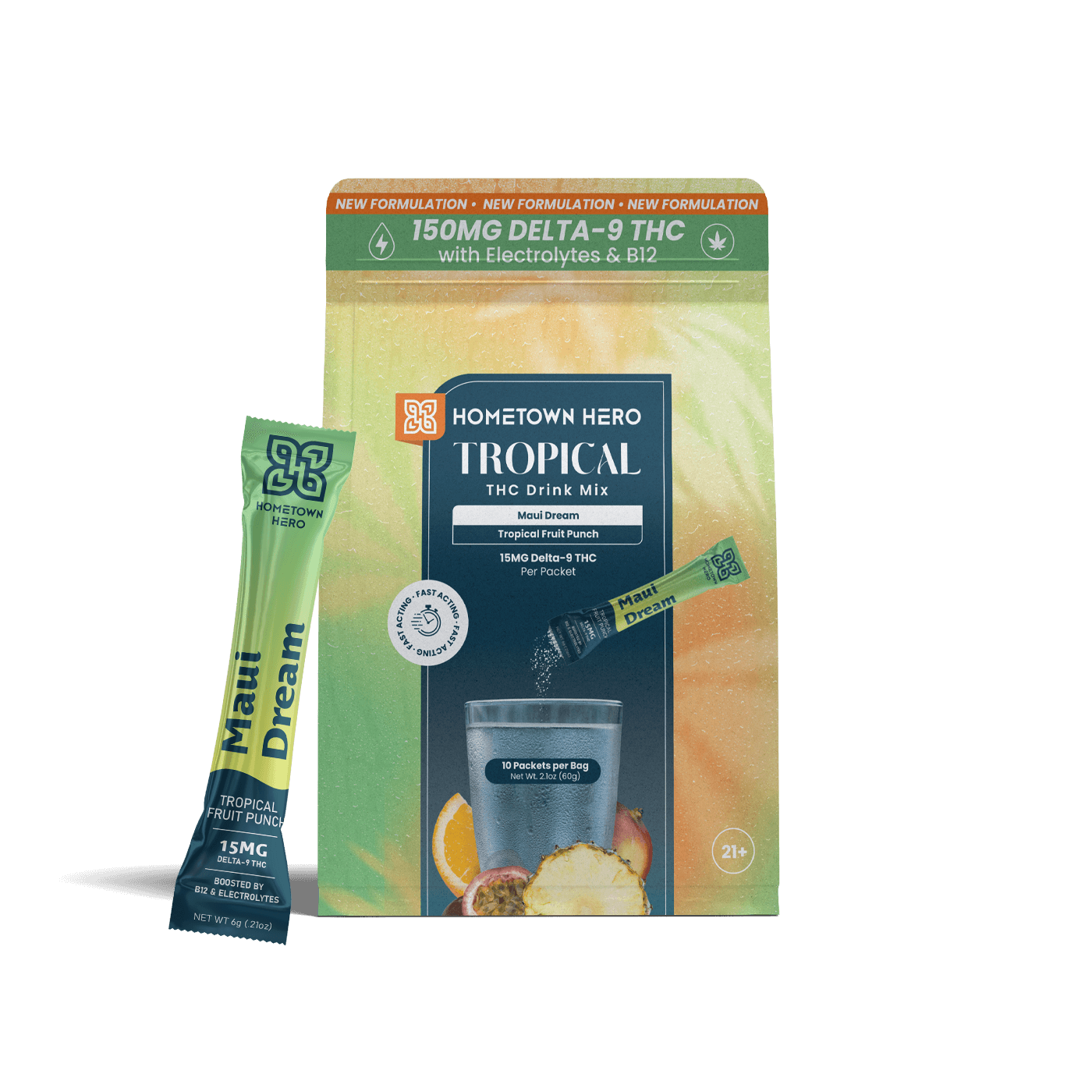 Hometown Hero THC Drink Mix 10ct