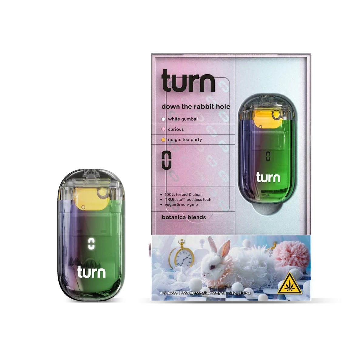 Turn Hemp Retrovision 2g THCa All-in-One Disposable Vape