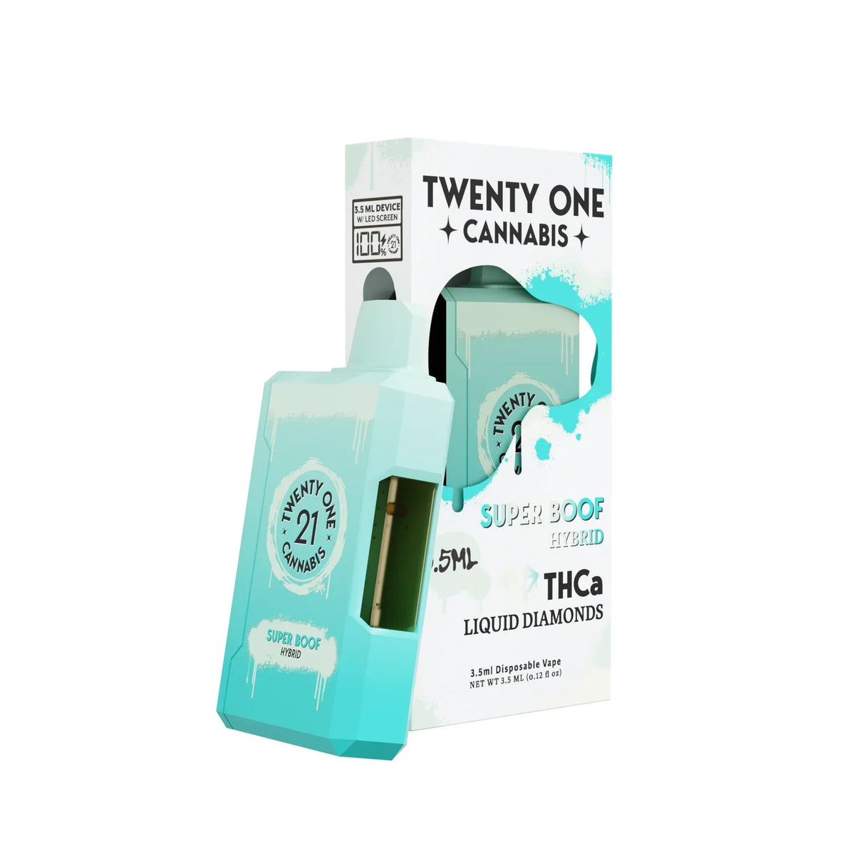 Twenty One Liquid Diamonds Disposable Vape 3.5mL – Delta 8 + THCa