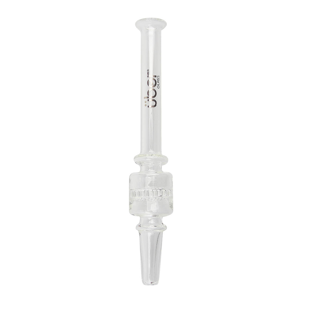 Uber Glass 6" Honeycomb Diffuser Nectar Collector Straw