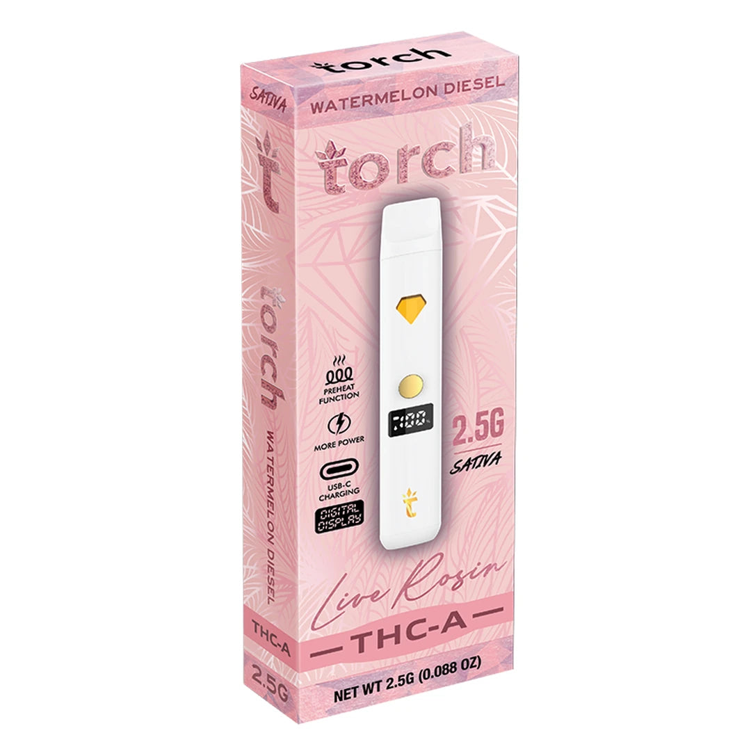 Torch THC-A Live Rosin Disposable 2.5G