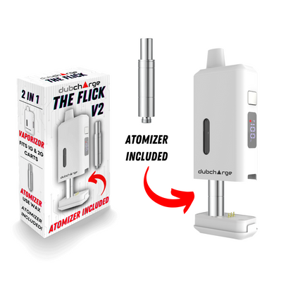 Flick V2 Battery w/ Atomizer - Discreet 510 Thread