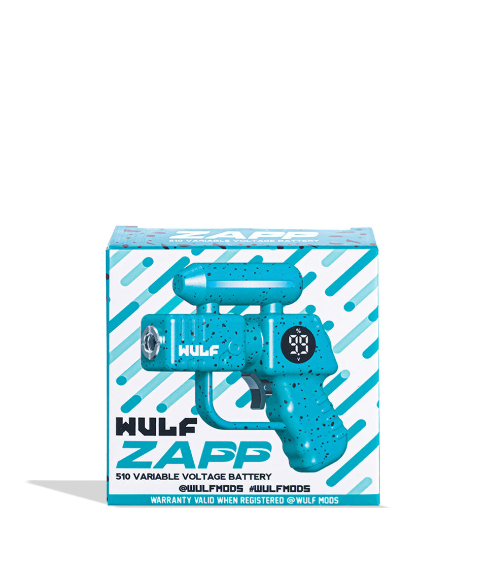 Wulf Mods Zapp Variable Voltage Battery box - Teal-Black Spatter
