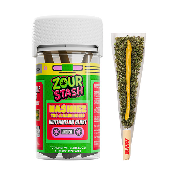 Zour Stash Hashiez THCA Pre-Rolls | (3ct) 3g