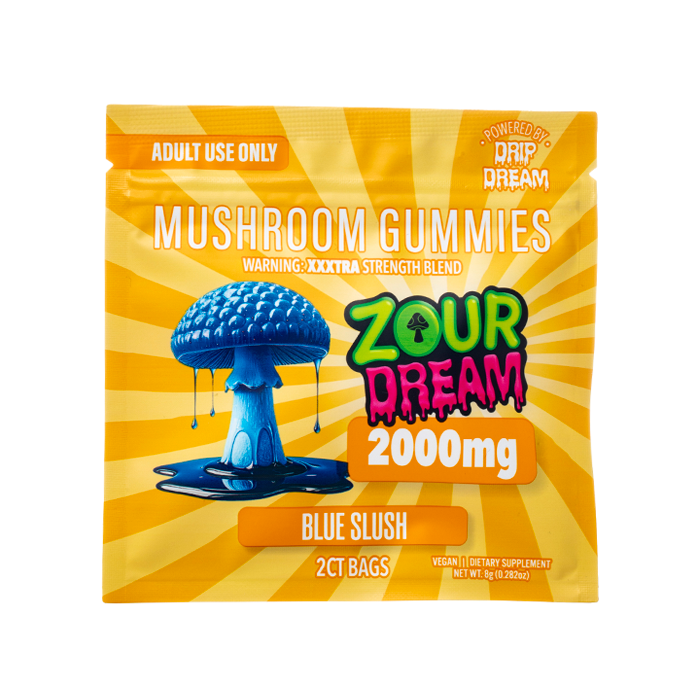 Zour Dream XXXTRA Strength Mushroom Gummies 2000mg