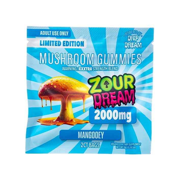 Zour Dream XXXTRA Strength Mushroom Gummies 2000mg