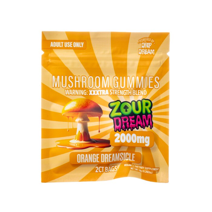 Zour Dream XXXTRA Strength Mushroom Gummies 2000mg
