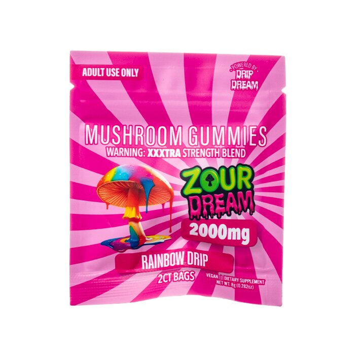 Zour Dream XXXTRA Strength Mushroom Gummies 2000mg