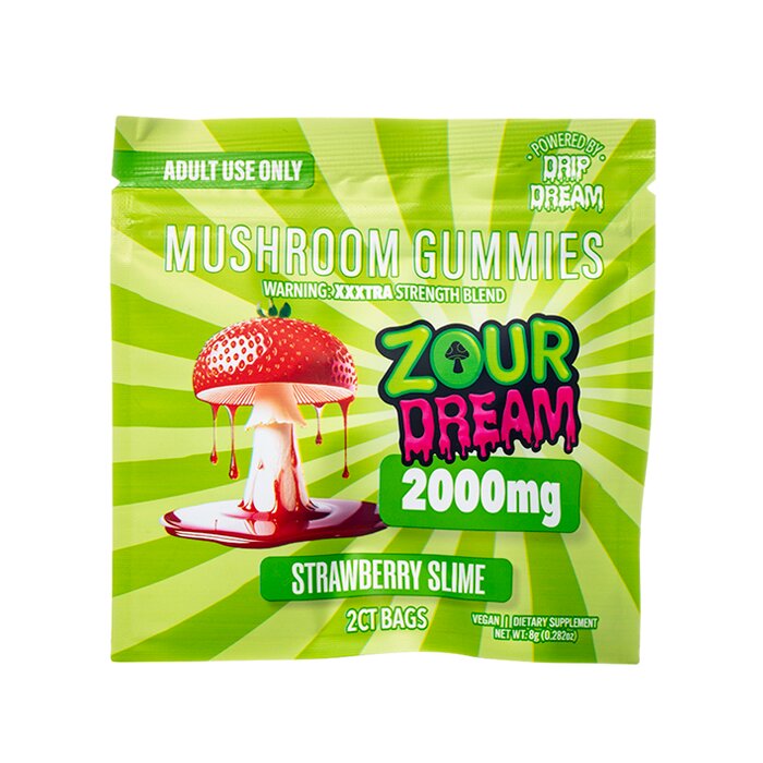 Zour Dream XXXTRA Strength Mushroom Gummies 2000mg