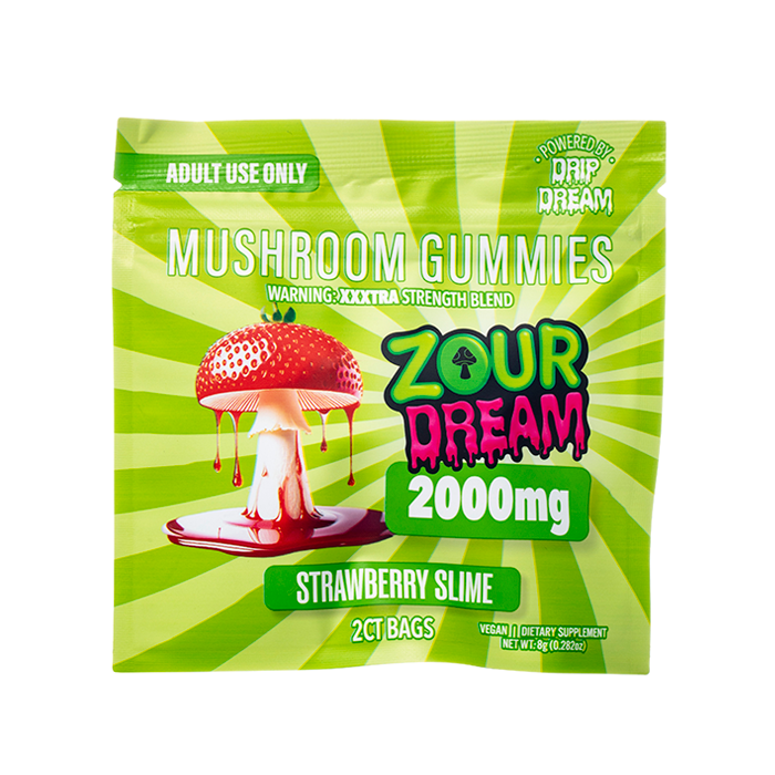 Zour Dream XXXTRA Strength Mushroom Gummies 2000mg